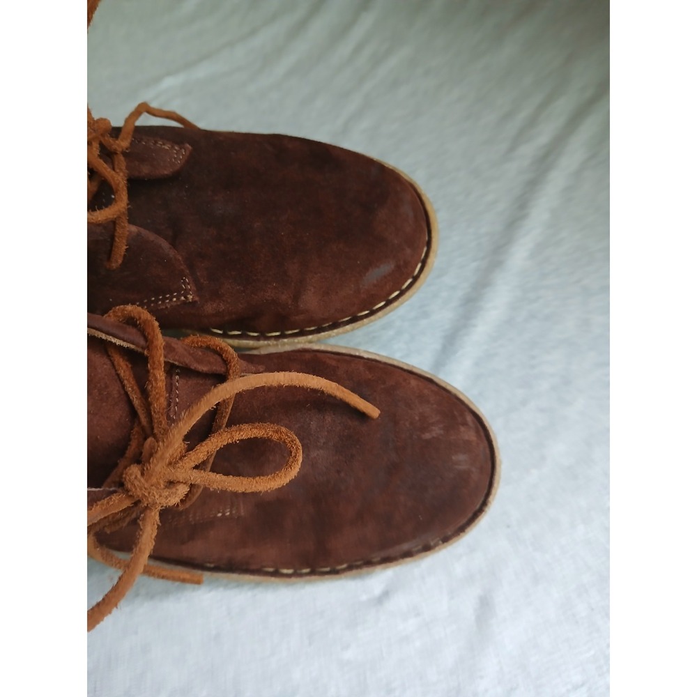 Born Boots Womens 7 / 38 Moc Toe Leather Ankle Preppy Comfort Everyday - Picture 4 of 14